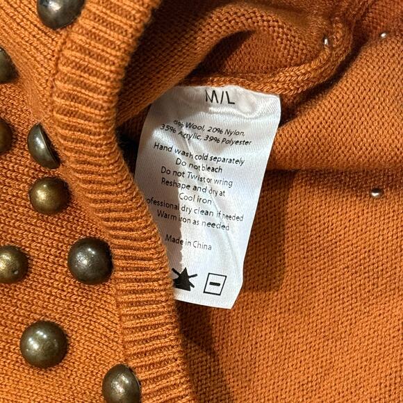 Understated Leather M/L Southern Charm Knit Micro Short Studded HighWaist Cheeky - Picture 9 of 11